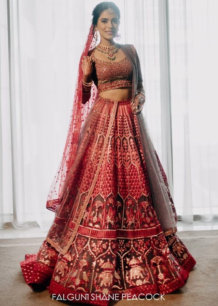 Top Indian Designer Every Bride Has To Know Before Finalising Her Bridal Outfits, falgunishanepeacockindia 1595589090064 e1596875229464