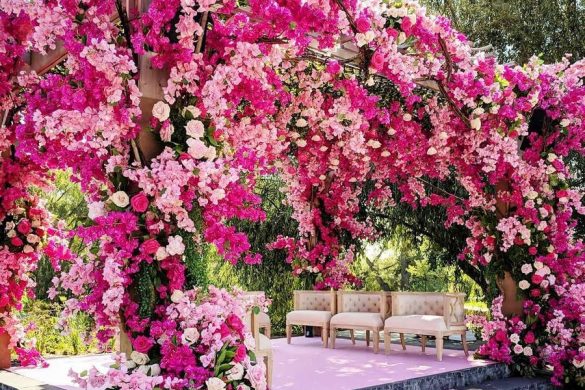 All Pink Decor Elements for a Fairytale Wedding Venue, 1 142