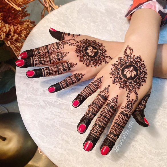 50 Gorgeous And Simple Henna Designs For The Minimalist Mehndi ...