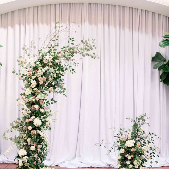 Elegant Ways to Choose White Color Theme for Your Wedding Venue, m 76
