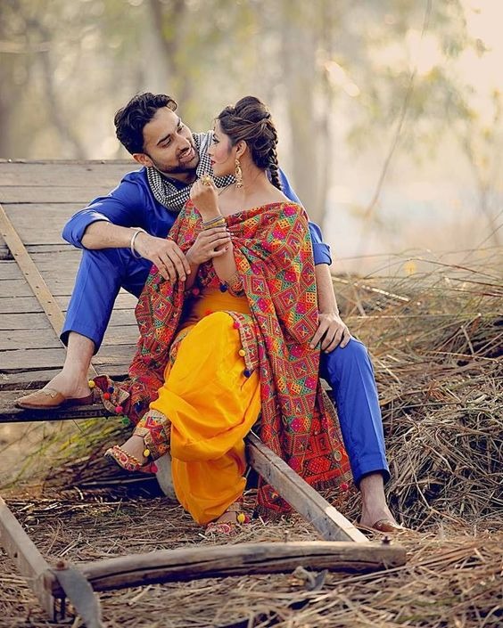 25 Punjabi Style Pre Wedding Photo Ideas To Amp Up Your Wedding Album   WedMePlz