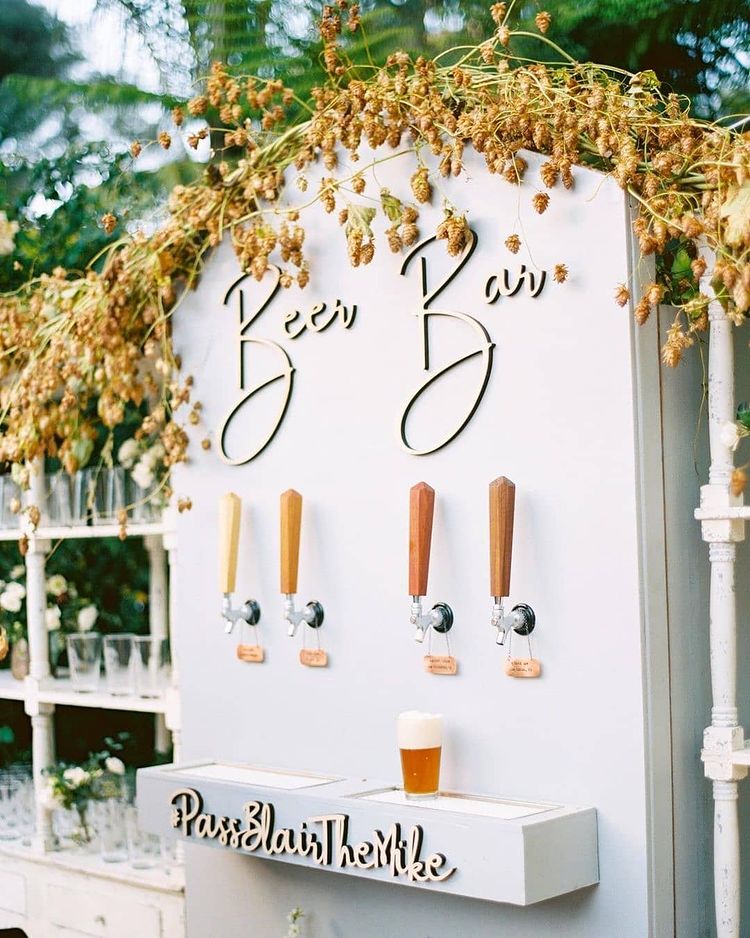 Impressive Wedding Bar Themes and Setup Ideas, instagramphotodownload.com Style Me Pretty 1