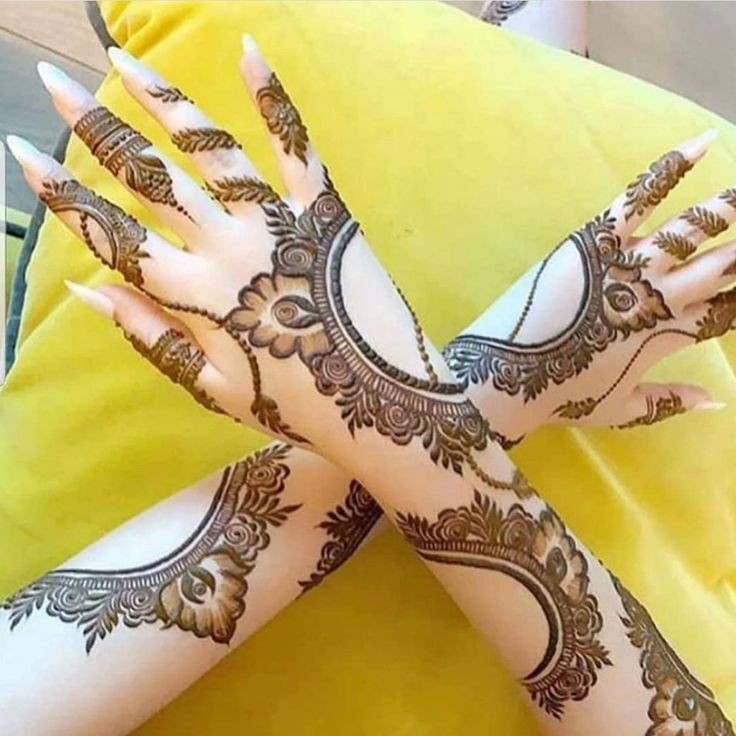 Mehndi Design for Fingers || Arham Mehndi Designs - YouTube | Henna tangan-omiya.com.vn