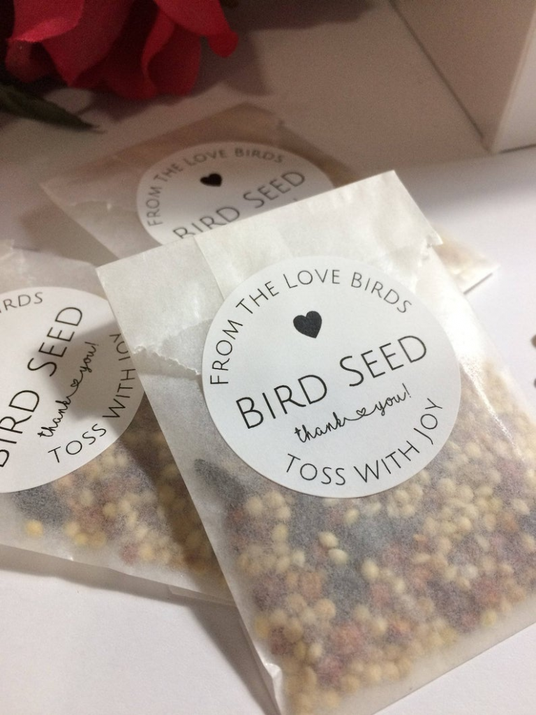Sustainable Wedding Favor Ideas For An Eco-Friendly Wedding, Birdseed Wedding Favors in Display Box Eco Friendly Ready to Etsy 1