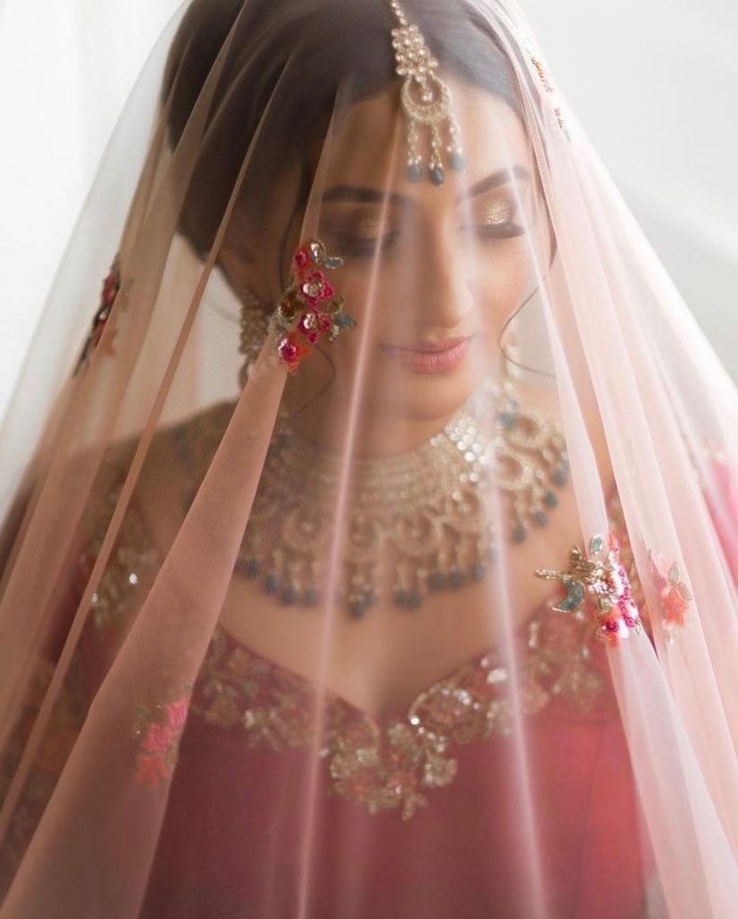 Elegant and Modern Indian Bridal Outfits With Veil, 143426242 437327703983599 3234565182146469587 n