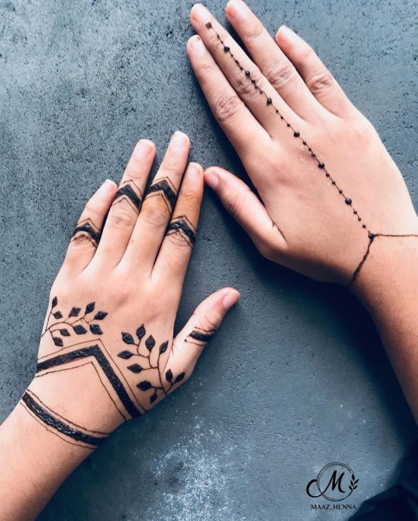 simple henna designs