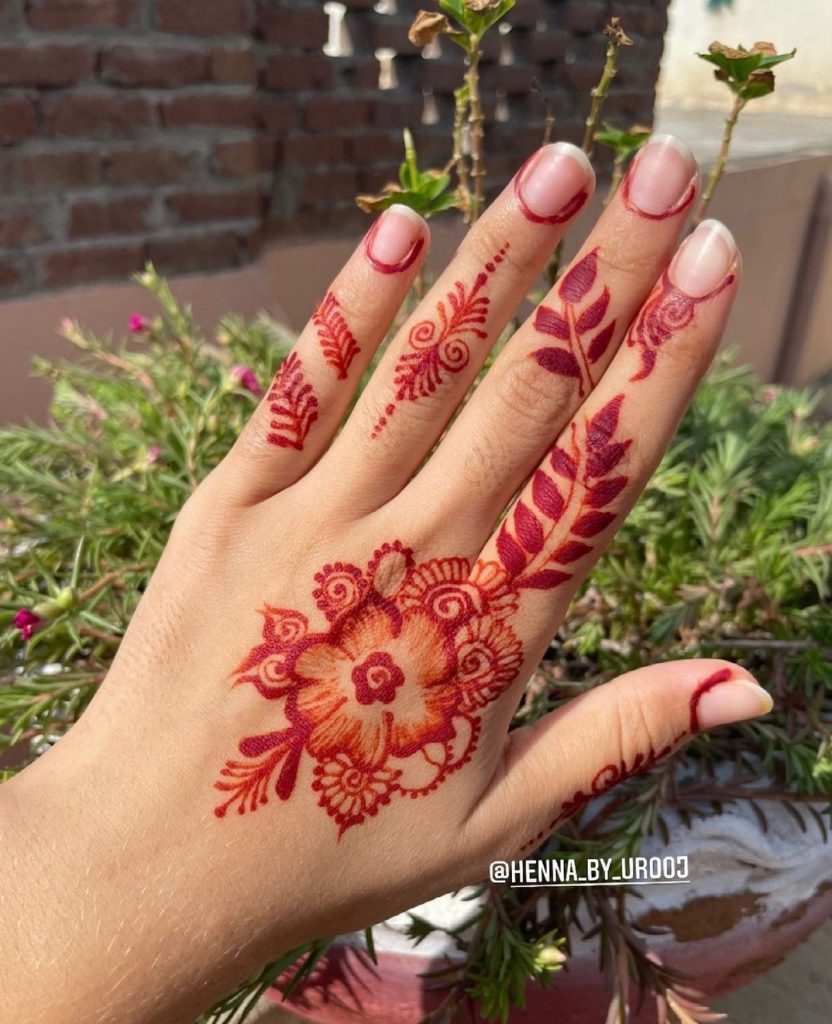floral henna designs
