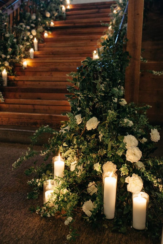 Best Ideas to Plan a Gorgeous Indian Garden Wedding, candlelit indoor garden wedding with classic femme touches kate price 15