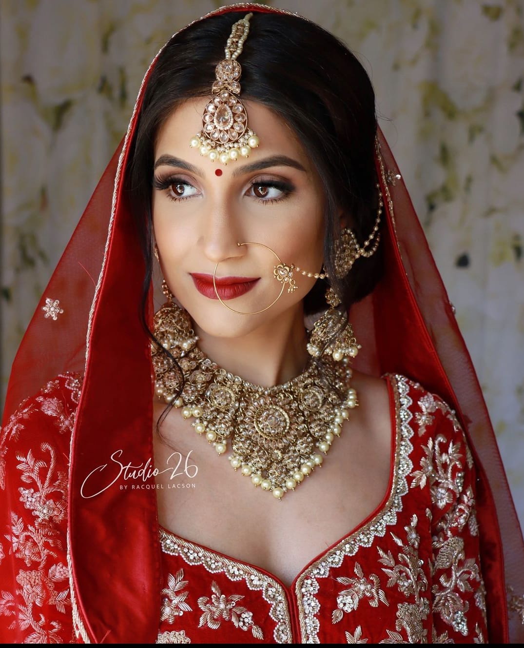 30+ Bridal Makeup Ideas to Complement Your Red Wedding Lehenga | Red  wedding lehenga, Bridal makeup looks, Bridal lehenga red