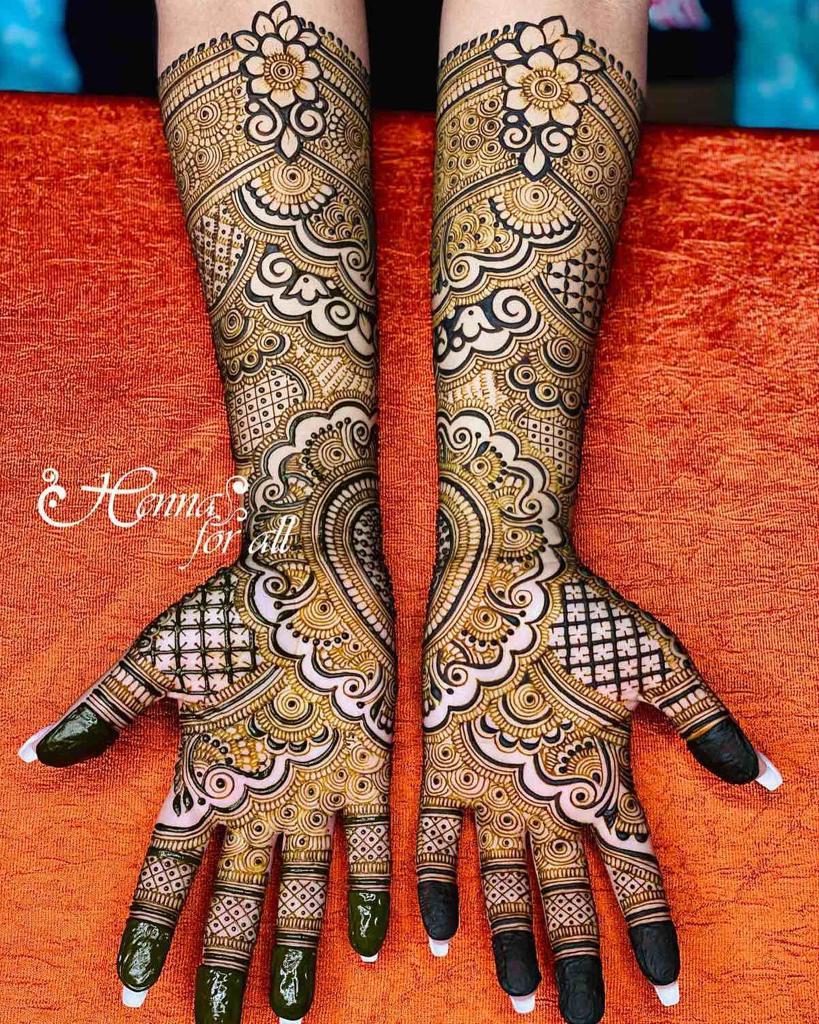 9 Beautiful Gujarati Mehndi Design Ideas For Brides To Try Out This Wedding  Season